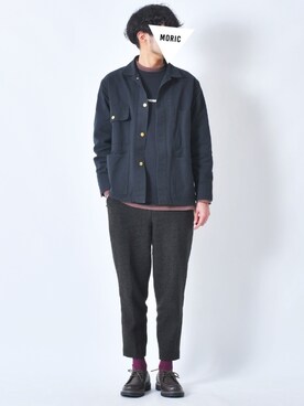 「URBAN RESEARCH（アーバンリサーチ）のアイテム（カバーオール）」を使った、MoriCさん（メンズ・181cm）の春コーディネート