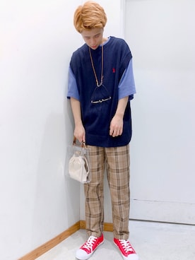 しゅうじさんさん（メンズ・162cm）の春コーディネート