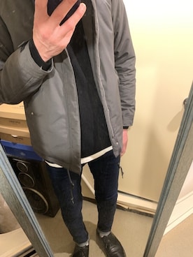 「アイテム（ブルゾン）」を使った、ヒロさん（メンズ・181cm・40代）の冬コーディネート