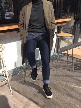 しょーだいさん（メンズ・172cm）の冬コーディネート