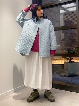「SHIPS any（シップス エニィ）のアイテム（その他アウター）」を使った、カーンさん（レディース・158cm）の冬コーディネート