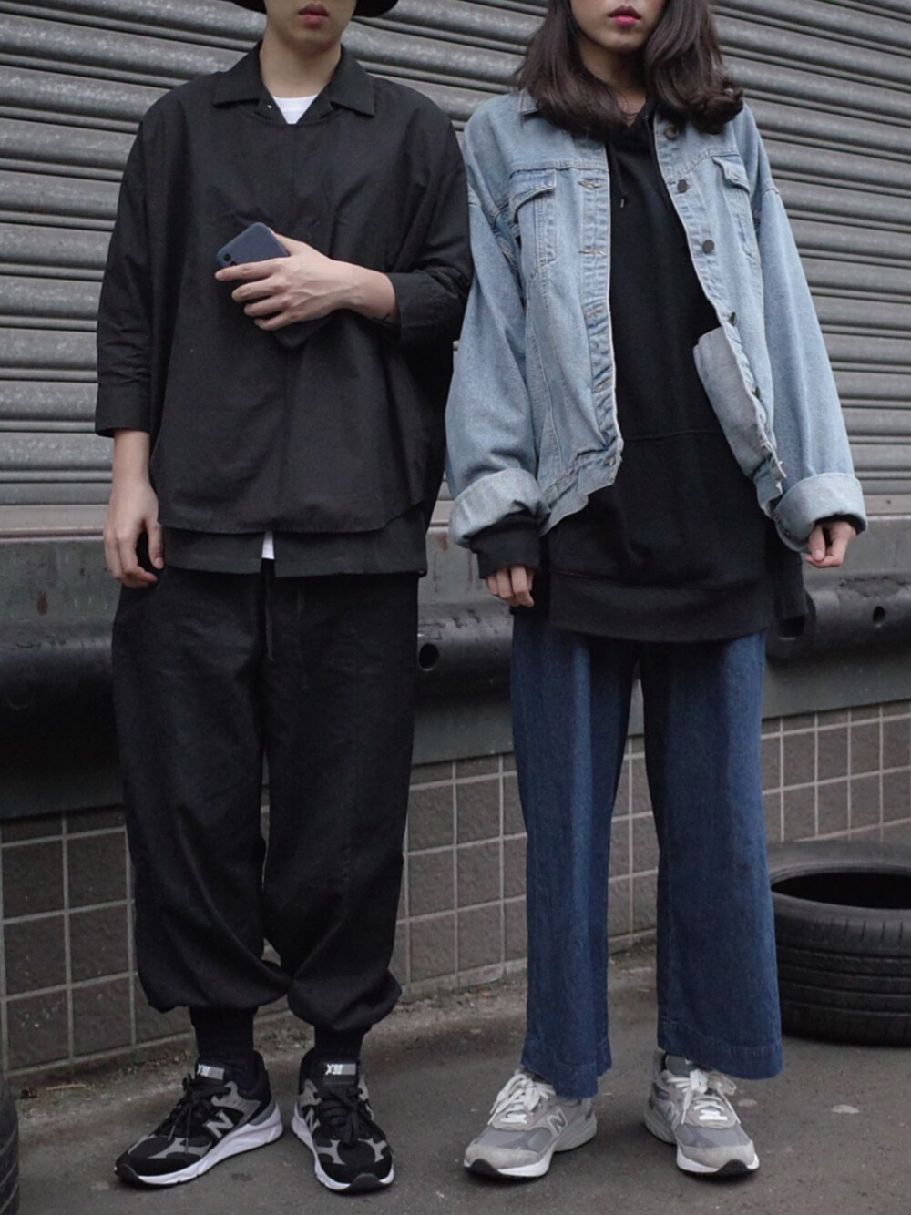「ootd、夏、休閒搭配、白T、丹寧、街頭穿搭、street、Taiwan、TAIPEI、black」｜「IG / andie_tbtのアイテム（Tシャツ/カットソー、ブラック系）」を使った、Andieさん（メンズ・168cm）の春コーディネートの1枚目の写真