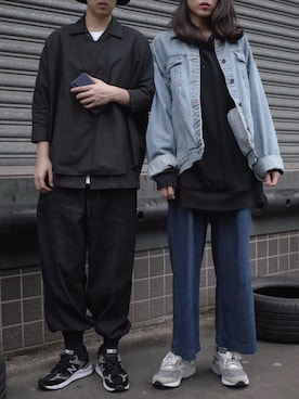 「丹寧」｜Andieさん（メンズ・168cm）の春コーディネート