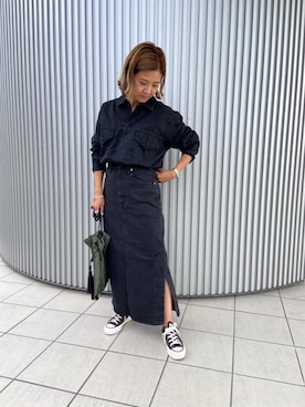 Shizuka Nakajimaさん(レディース・154cm)の秋コーディネート