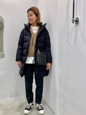 Shizuka   Nakajimaさん（レディース・154cm）の冬コーディネート