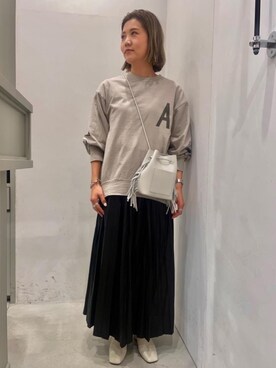 Shizuka   Nakajimaさん（レディース・154cm）の冬コーディネート