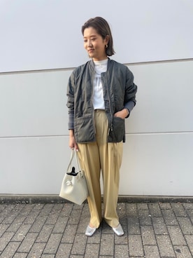 「FIVEBROTHER（ファイブブラザー）のアイテム」を使った、Shizuka   Nakajimaさん（レディース・154cm）の冬コーディネート