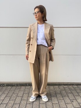 Shizuka   Nakajimaさん（レディース・154cm）の冬コーディネート