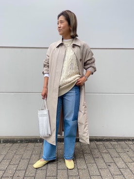 Shizuka Nakajimaさん(レディース・154cm)の冬コーディネート