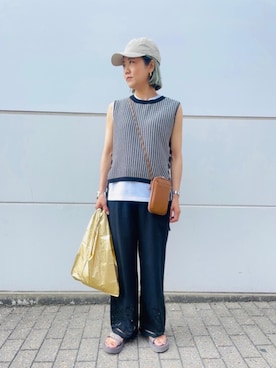 Shizuka   Nakajimaさん（レディース・154cm）の春コーディネート