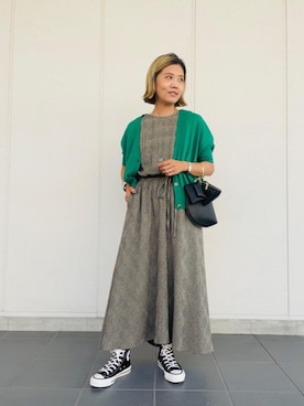 Shizuka   Nakajimaさん（レディース・154cm）の夏コーディネート
