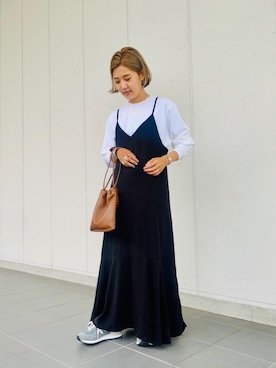 「RECOMMEND  ITEM STYLING」｜「アイテム（ワンピース/ドレス）」を使った、Shizuka   Nakajimaさん（レディース・154cm）の夏コーディネート