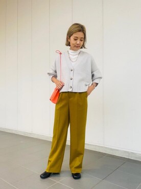 Shizuka   Nakajimaさん（レディース・154cm）の秋コーディネート