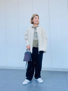 Shizuka   Nakajimaさん（レディース・154cm）の秋コーディネート