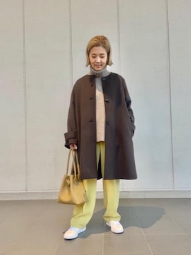 「RECOMMEND  ITEM STYLING」｜「アイテム（その他アウター）」を使った、Shizuka   Nakajimaさん（レディース・154cm）の秋コーディネート