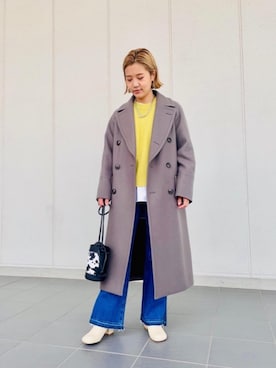 「RECOMMEND  ITEM STYLING」｜「アイテム（その他アウター）」を使った、Shizuka   Nakajimaさん（レディース・154cm）の秋コーディネート