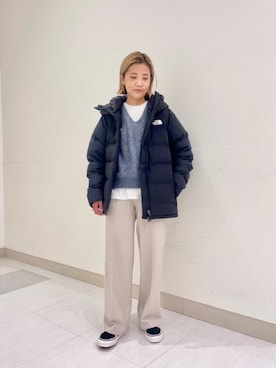 「RECOMMEND  ITEM STYLING」｜「アイテム（ダウンジャケット/コート）」を使った、Shizuka   Nakajimaさん（レディース・154cm）の秋コーディネート