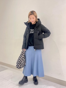 「DESCENTE ALLTERRAIN（デサント　オルテライン）のアイテム（ジャケット/アウター）」を使った、Shizuka   Nakajimaさん（レディース・154cm）の秋コーディネート