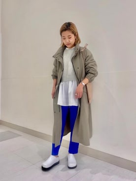 「RECOMMEND  ITEM STYLING」｜「アイテム（ジャケット/アウター）」を使った、Shizuka   Nakajimaさん（レディース・154cm）の冬コーディネート