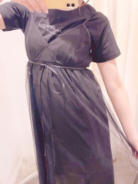 「NICE CLAUP（ナイスクラップ）のアイテム（ワンピース/ドレス）」を使った、🎀みづき🎀さん（レディース・161cm）の春コーディネート
