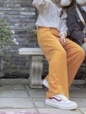 「友達」｜ぽなぽさん（レディース・164cm）の春コーディネート