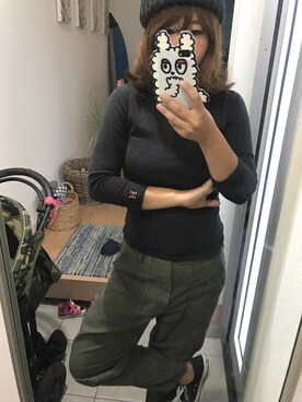 「ウィムガゼット」｜チエさん（レディース・161cm）の秋コーディネート