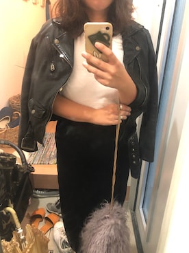 「Pyu Pyu（ピュピュ）のアイテム」を使った、チエさん（レディース・161cm）の秋コーディネート