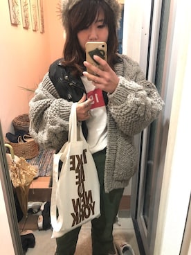 「ストリート服が好き」｜「アイテム（ライダースジャケット）」を使った、チエさん（レディース・161cm）の秋コーディネート