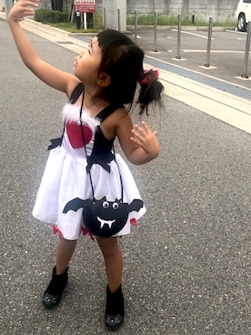 「ハロウィン」｜「アイテム（ブーティ）」を使った、チエさん（レディース・161cm）の秋コーディネート