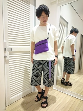 大良【RAGEBLUE橿原】さん（メンズ・172cm）の夏コーディネート