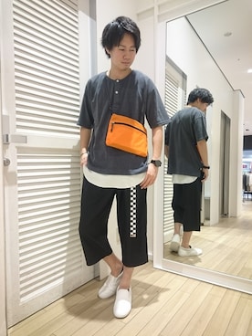 「ガチャベルト」｜大良【RAGEBLUE橿原】さん（メンズ・172cm）の夏コーディネート