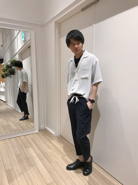 「アンクル」｜大良【RAGEBLUE橿原】さん（メンズ・172cm）の春コーディネート