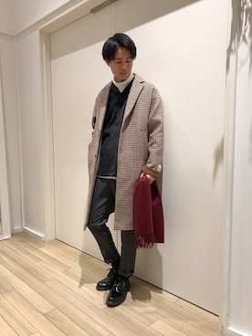 「RAGEBLUE（レイジブルー）のアイテム（その他アウター）」を使った、大良【RAGEBLUE橿原】さん（メンズ・172cm）の秋コーディネート
