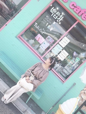 「Tiny（タイニー）のアイテム」を使った、aaamiuさん（レディース・152cm）の春コーディネート