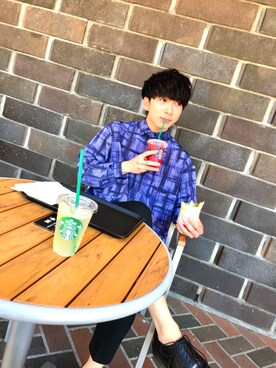 「Dr. Martens（ドクターマーチン）のDR.MARTENS / ドクターマーチン : WINGTIP BROGUE #（ドレスシューズ）」を使った、kokiさん（メンズ・166cm）の夏コーディネート