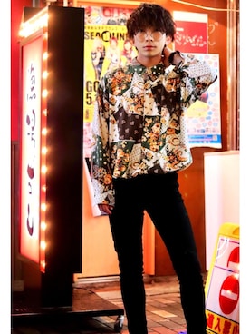 「Dr. Martens（ドクターマーチン）のDR.MARTENS / ドクターマーチン : WINGTIP BROGUE #（ドレスシューズ）」を使った、kokiさん（メンズ・165cm）の夏コーディネート