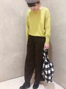 「Te chichi TERRASSE」｜「アイテム（ブーツ）」を使った、my7924さん（レディース・162cm）の冬コーディネート