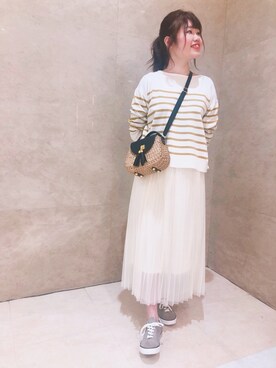 「Te chichi TERRASSE」｜「アイテム（その他）」を使った、my7924さん（レディース・162cm）の春コーディネート