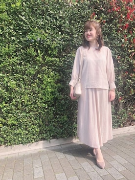 「Te chichi TERRASSE」｜「アイテム（その他）」を使った、my7924さん（レディース・162cm）の春コーディネート