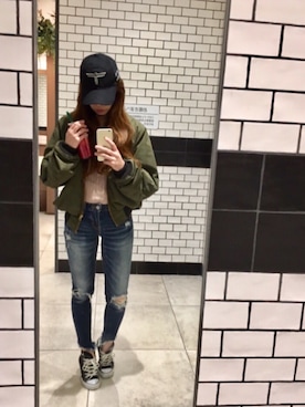 AYAさん（レディース・156cm）の冬コーディネート