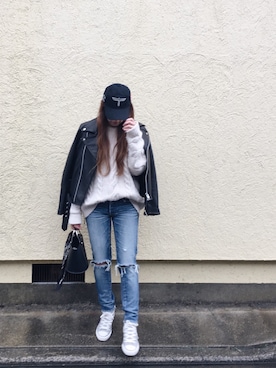 AYAさん（レディース・156cm）の冬コーディネート