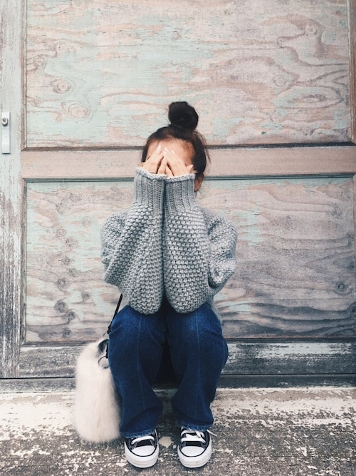 Aya H Mのニット セーターを使ったコーディネート Wear