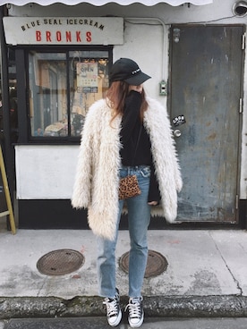 AYAさん（レディース・157cm）の冬コーディネート