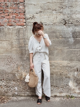 AYAさん（レディース・157cm）の夏コーディネート