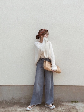 AYAさん（レディース・157cm）の春コーディネート