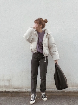 「マルジェラ」｜「アイテム（その他）」を使った、AYAさん（レディース・158cm）の秋コーディネート