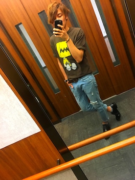 クボさん(メンズ・179cm)の夏コーディネート