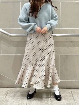 「アイテム（スカート、その他）」を使った、ゆうかさん（レディース・155cm）の冬コーディネート