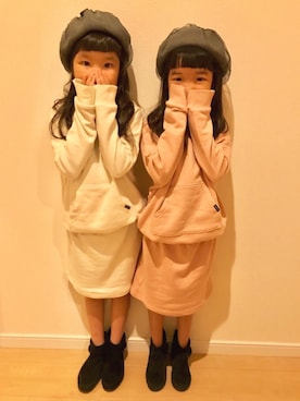 A♡K♡Fさん(キッズ・100cm)の秋コーディネート