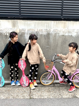 A♡K♡Fさん（キッズ・125cm）の春コーディネート